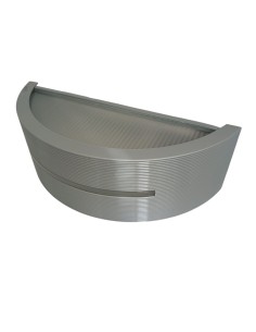 Performance in Lighting 007727 graue Metall-Halogenmasken-Wandleuchte